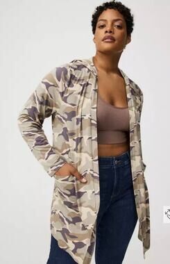 Torrid Anorak Cardigan Camo Lightweight NWT | Size 3 3X